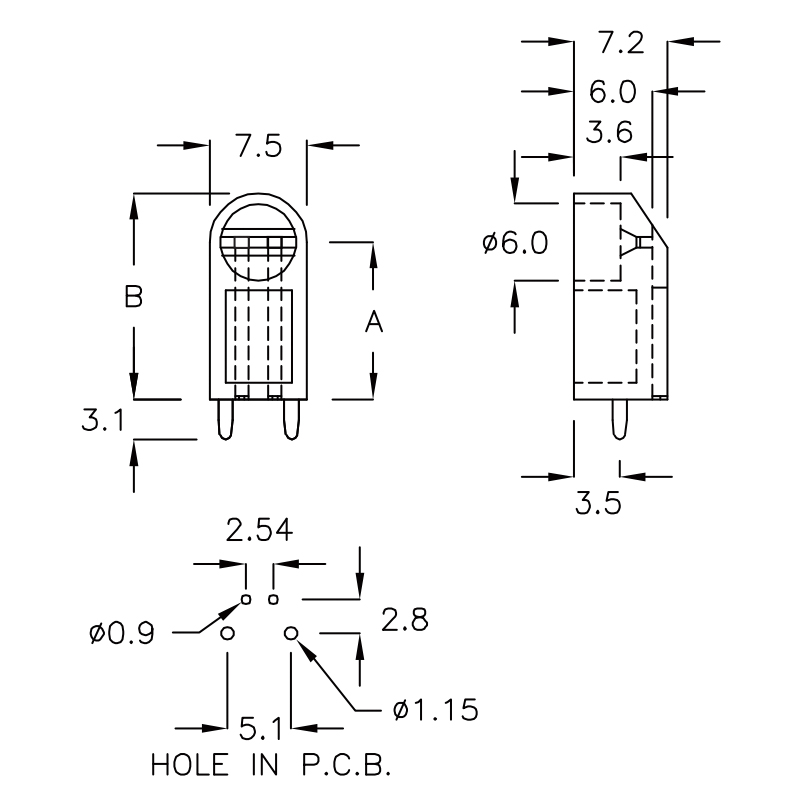 LED Lens Holder LS-EJ12